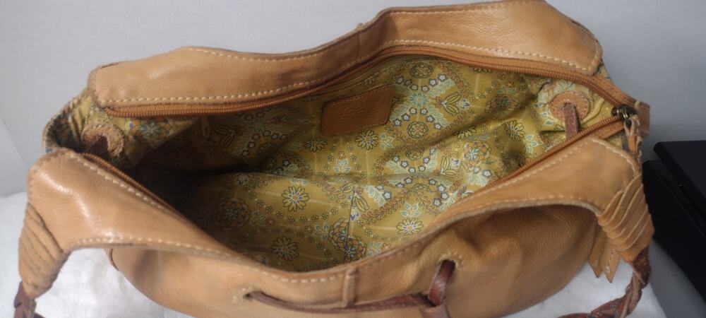 Vintage Fossil Leather Handbag